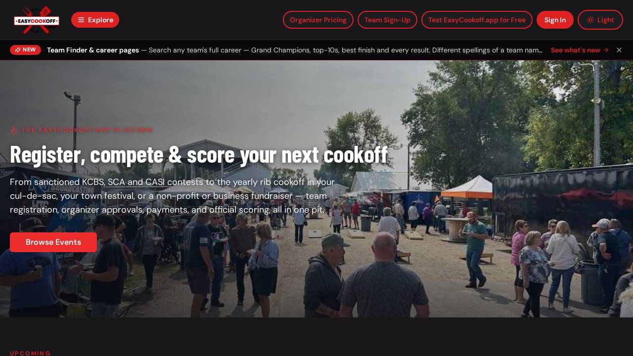 Find a cookoff near you